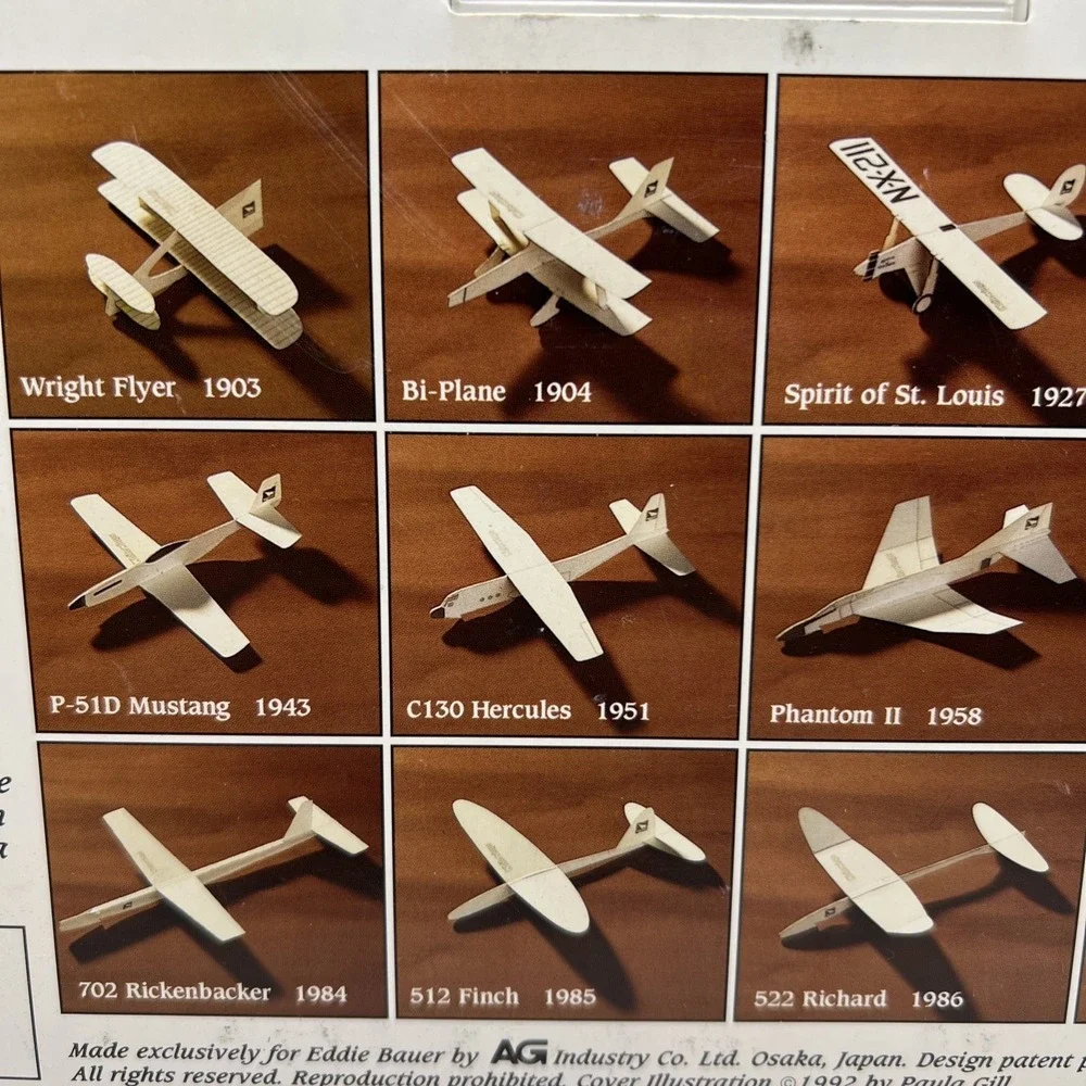 Eddie Bauer History‎ of Flight Whitewings 15 Excellent Paper Airplanes kit NEW